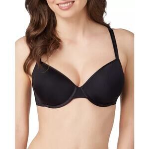 Le Mystere Linguine T-Shirt Bra U-Back Adjustable Black Size 32DDD NWT